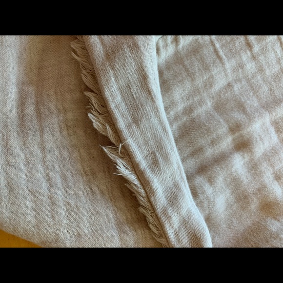 Fringe Khaki Linen Pants (M) - Picture 3 of 3